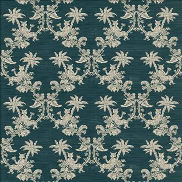 Kasmir Fabrics Ming Garden Prussian Fabric 